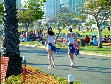 Showing the colours! Perth Skyworks, Western Australia